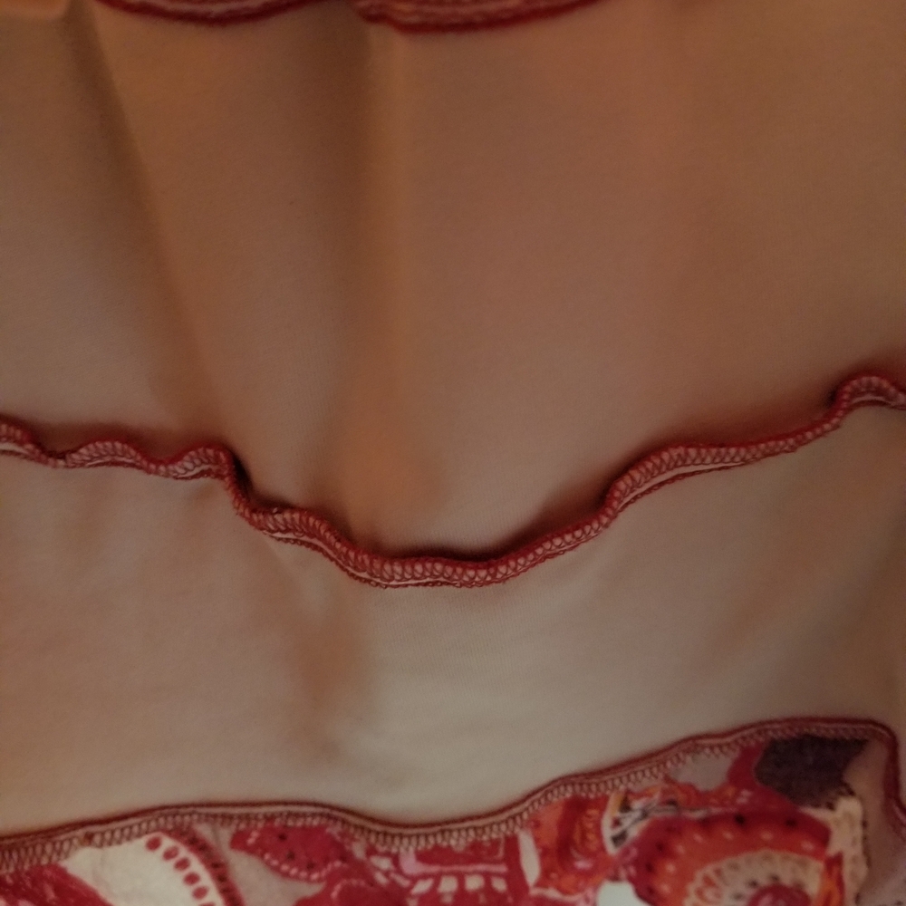 Cato Women's Vibrant Red and Orange Blouse - Picture 4 of 4